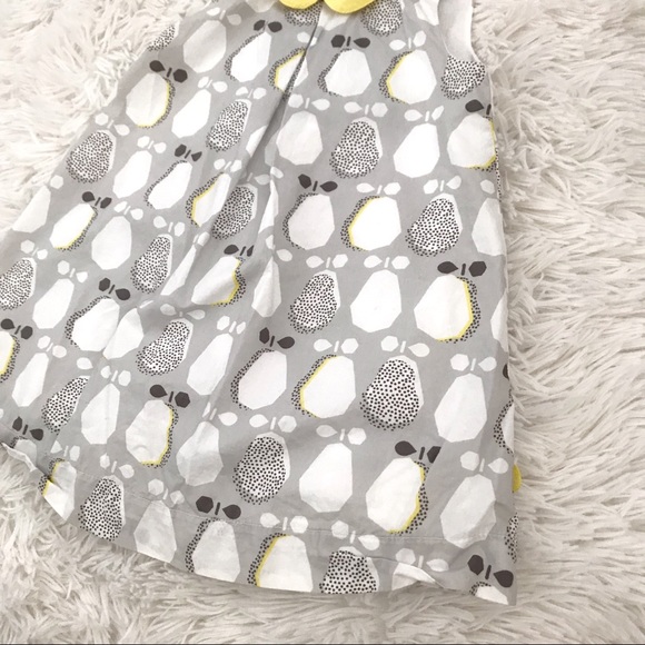❌Gold❌Obaïbi Baby Girl Gray Yellow Dress 🍐 - Picture 3 of 6